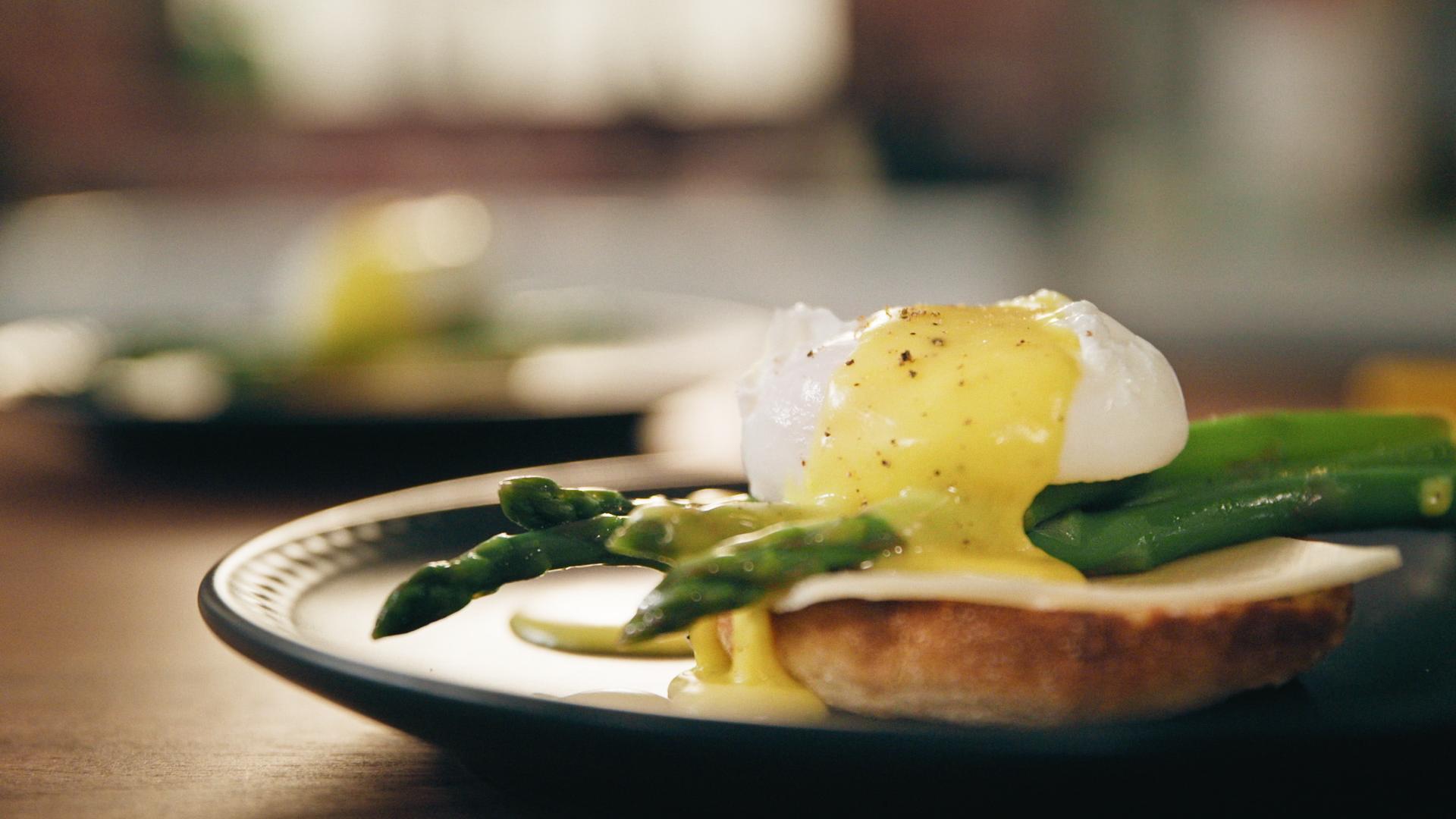 Oeufs bénédictine Argenteuil et leur sauce hollandaise Accessibilité